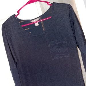 Long sleeve top black